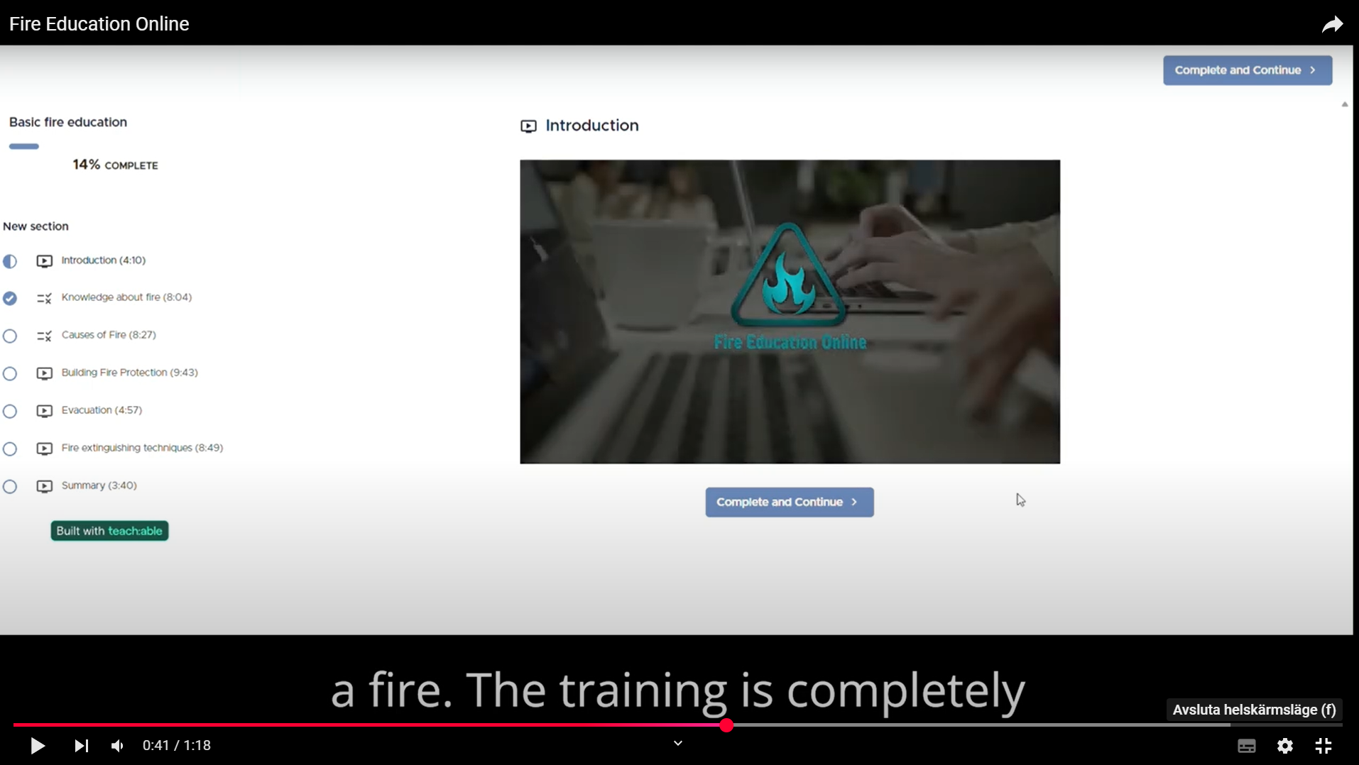 The web education