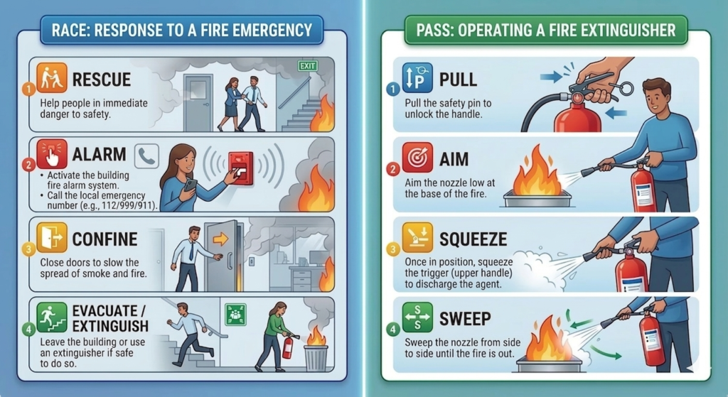Evacuate